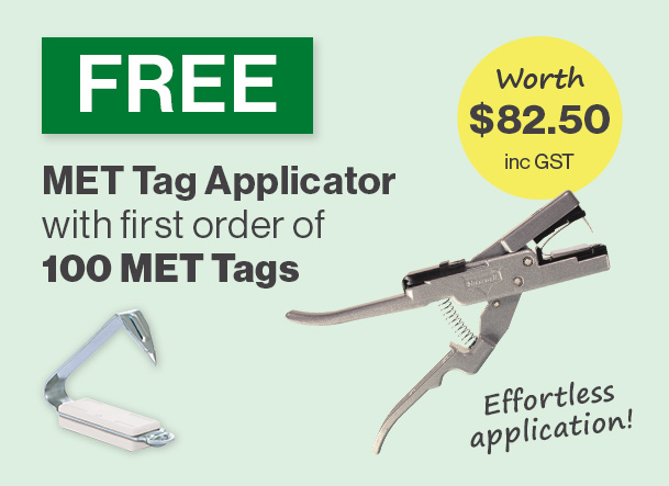 FREE MET Tag Applicator Offer