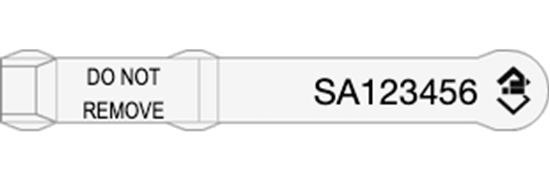 Picture of South Australia NLIS Visual Tag - Layout 1