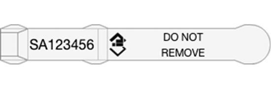 Picture of South Australia NLIS Visual Tag - Layout 2