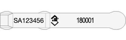 Picture of South Australia NLIS Visual Tag - Layout 3