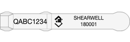 Picture of Queensland NLIS Visual Tag - Layout 4