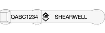 Picture of Queensland NLIS Visual Tag - Layout 5