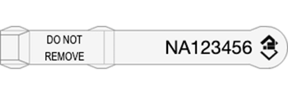 Picture of New South Wales NLIS Visual Tag - Layout 1