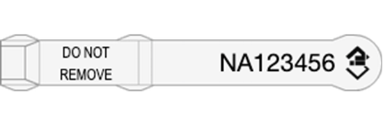 Picture of New South Wales NLIS Visual Tag - Layout 1