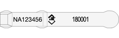 Picture of New South Wales NLIS Visual Tag - Layout 3