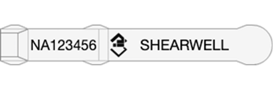 Picture of New South Wales NLIS Visual Tag - Layout 5