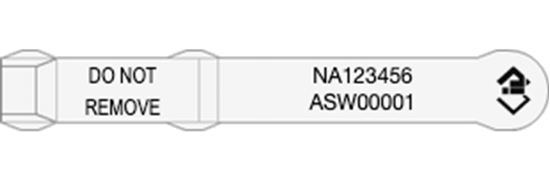 Picture of New South Wales NLIS EID Tag - Layout 1