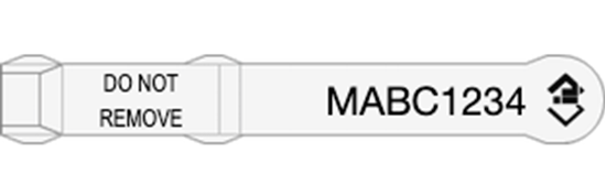 Picture of Tasmania NLIS Visual Tag - Layout 1