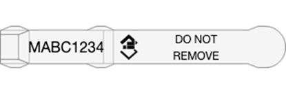 Picture of Tasmania NLIS Visual Tag - Layout 2