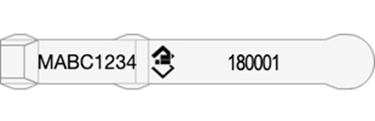 Picture of Tasmania NLIS Visual Tag - Layout 3