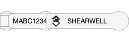 Picture of Tasmania NLIS Visual Tag - Layout 5