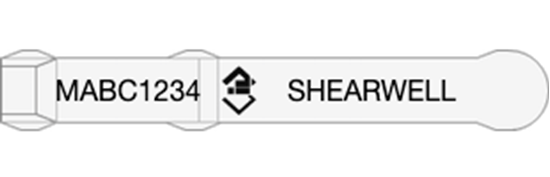 Picture of Tasmania NLIS Visual Tag - Layout 5